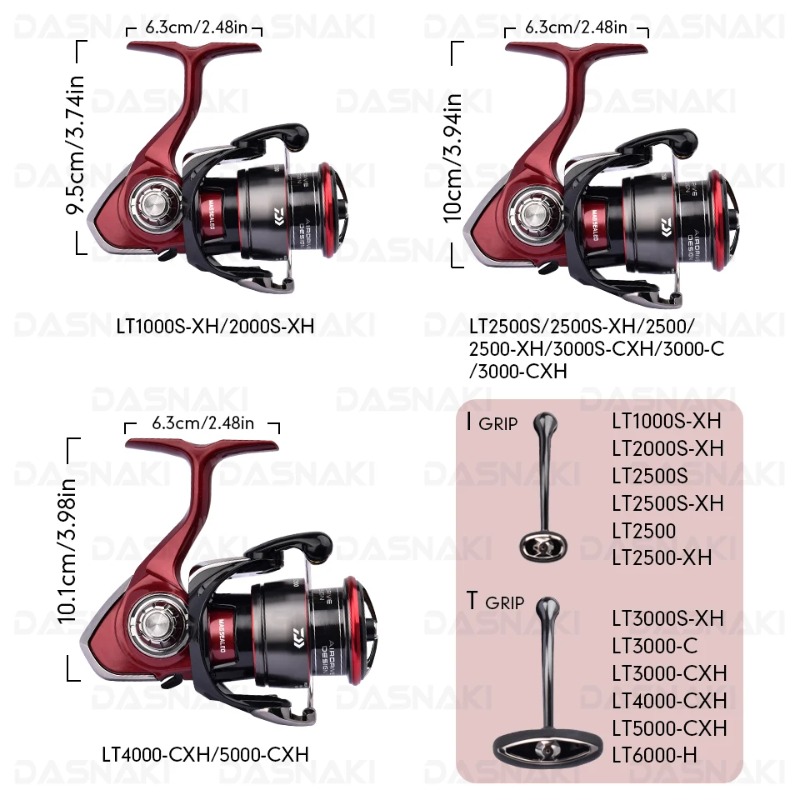 Daiwa Reel Fuego - Original DAIWA Angelspinnrolle CS LT 1000-6000