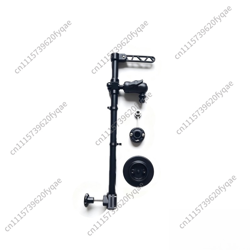 Fish Finder Mount - Abnehmbare Metallhalterung für Fischfinder, Teleskop-Verlängerungsarm, Schnellverschluss-Stange,