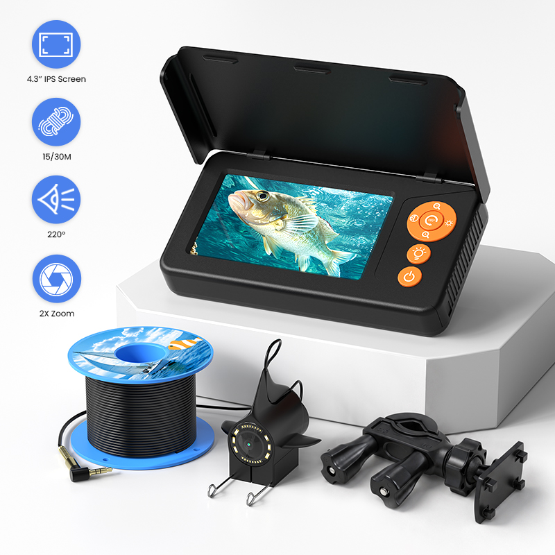 Unterwasser-Fischkamera mit 4, – Fish Finder Cable Bewertung und Preis